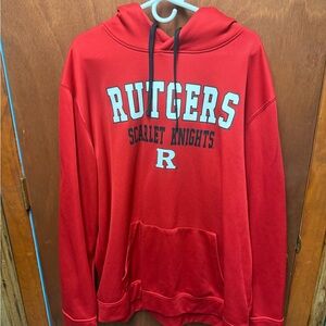 Colosseum Rutgers Scarlet Knights Red Hoodie